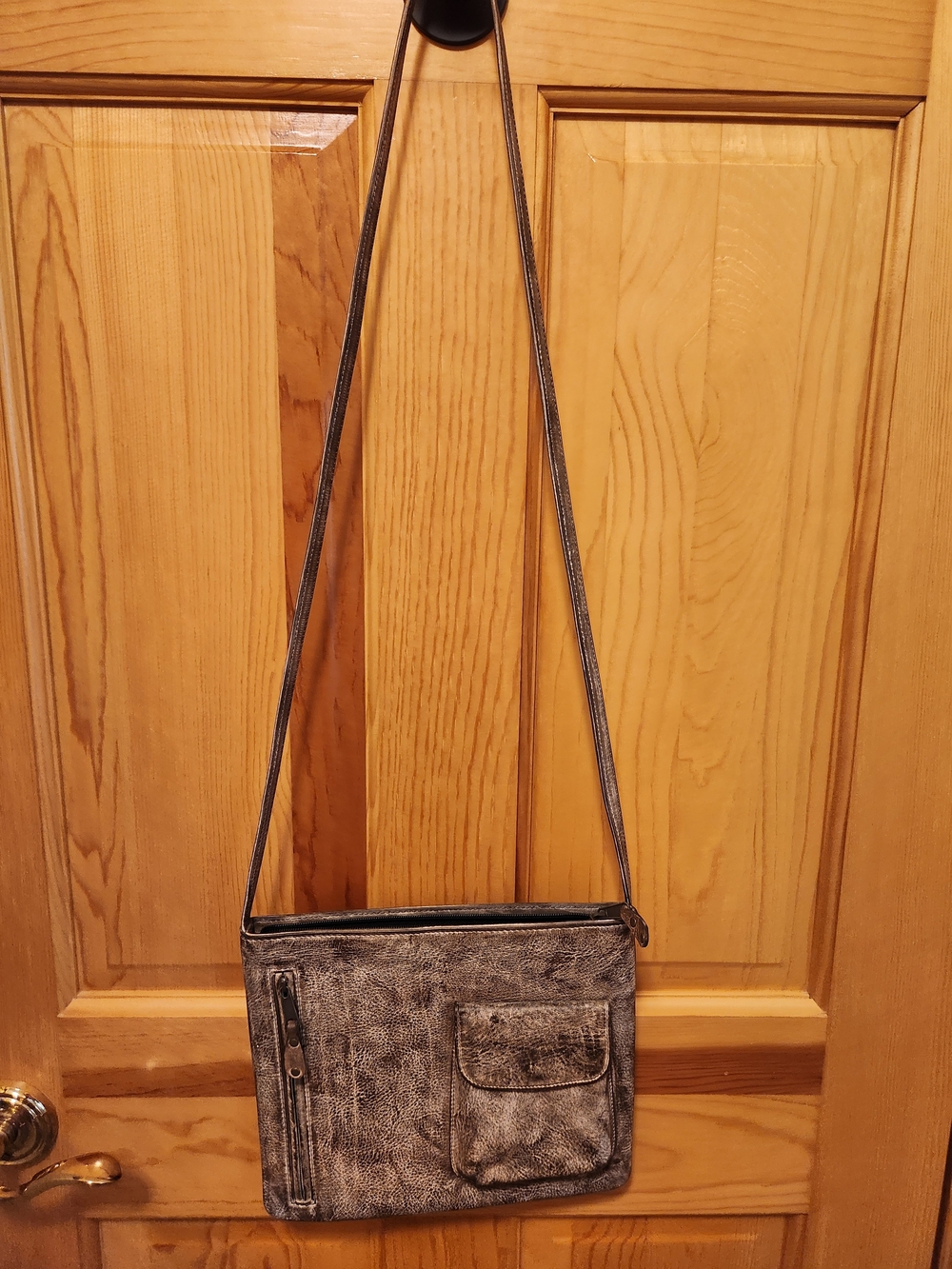 Jane Yoo Distressed Crossbody Shoulder Bag
